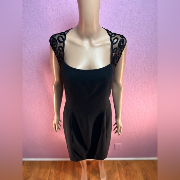 Laundry by Shelli Segal Black Dress size 14 - Picture 2 of 9